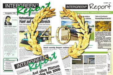 Ein Grund zu feiern: 40. Ausgabe INTERGREEN-Report